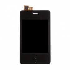 Lcd Display Folder Combo for NOKIA ASHA-500=W/F Black
