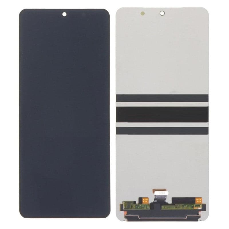 Lcd Display Combo Folder for Oppo Find N3 Flip 5G Black