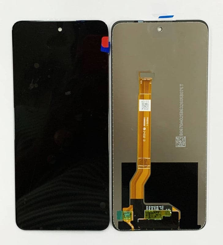 Lcd Display Combo Folder with Frame for Realme 14X 5G Black