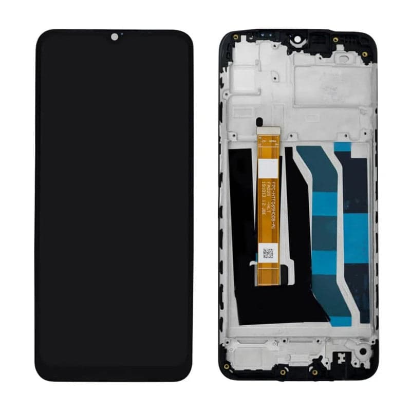 Lcd Display Combo Folder with Frame for Realme 5 Black