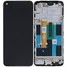 Lcd Display Combo Folder with Frame for Realme 7 Black