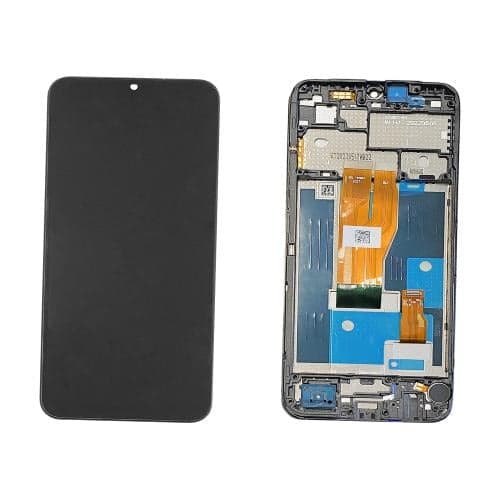 Lcd Display Combo Folder with Frame for Realme C30 Black