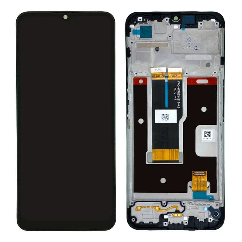Lcd Display Combo Folder with Frame for Realme C31 Black