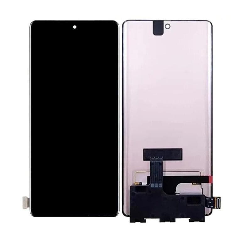 Lcd Display Combo Folder for Vivo V27 Pro Black