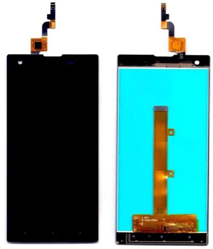 Lcd Display Folder Combo for XOLO 8X1000 Black