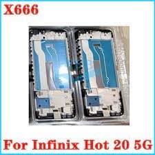 Lcd Frame Middle Chassis for Infinix Hot 20 5G X666 Black