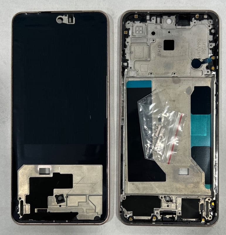 Lcd Frame Middle Chassis for Vivo Y200 5G Black