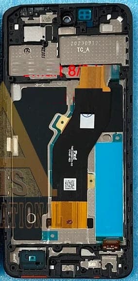 Lcd Frame Middle Chassis for Infinix Smart 8 hd X6525 Black