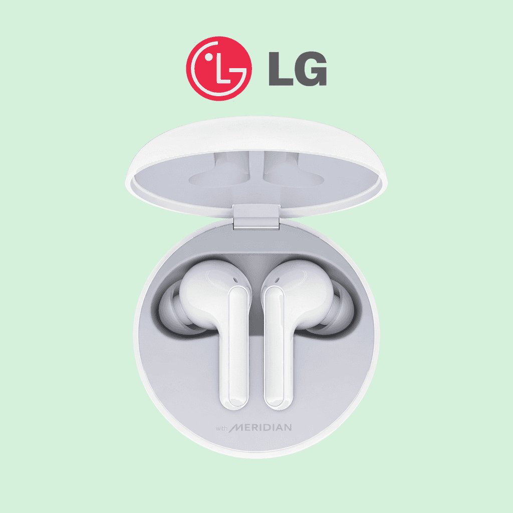 LG Tone Free HBS-FN5W Replacement — White / Charging Case