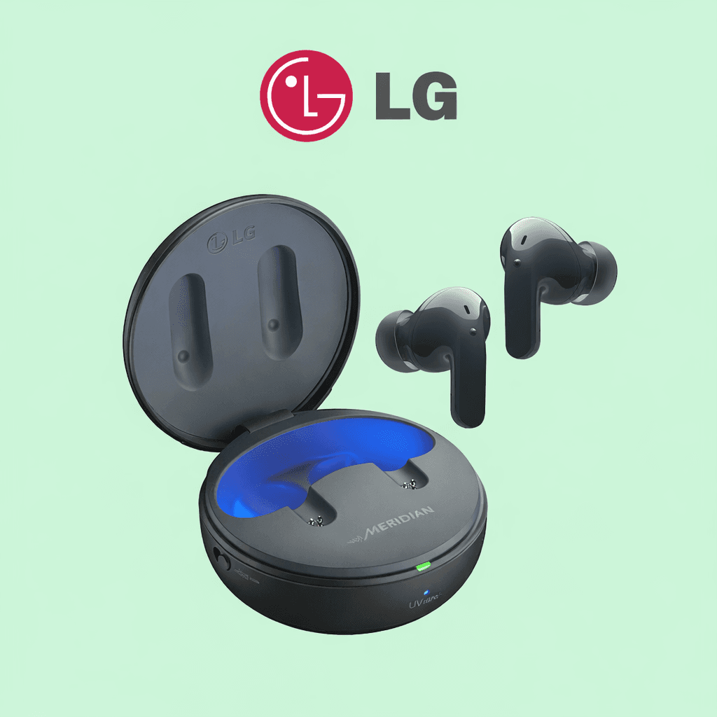 LG Tone Free T90 Replacement — Black / Left Side