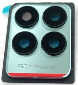 Camera Glass with Frame for Realme Narzo 50 Blue