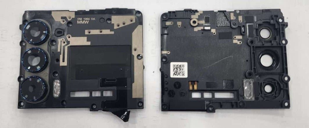 Back Camera Glass Lens with Frame for Moto Edge 5G Black