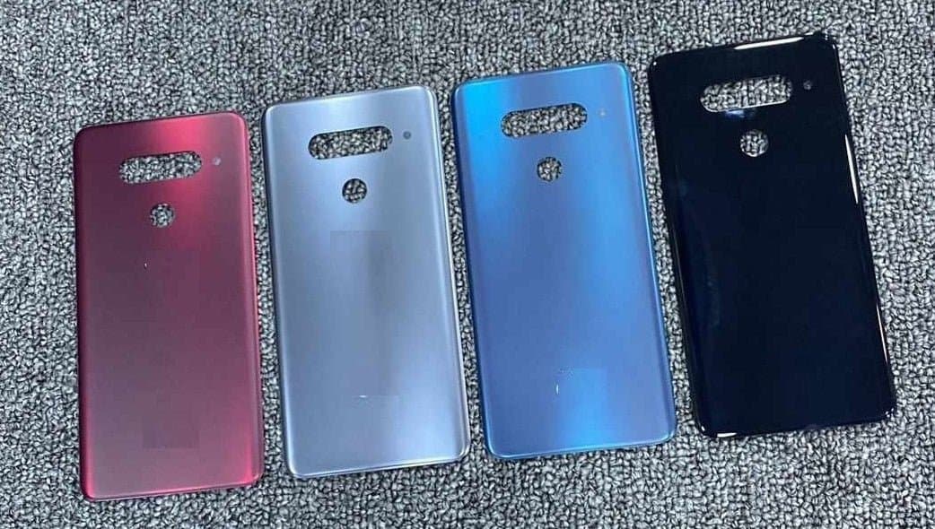 Back Panel Glass for LG V40 Black