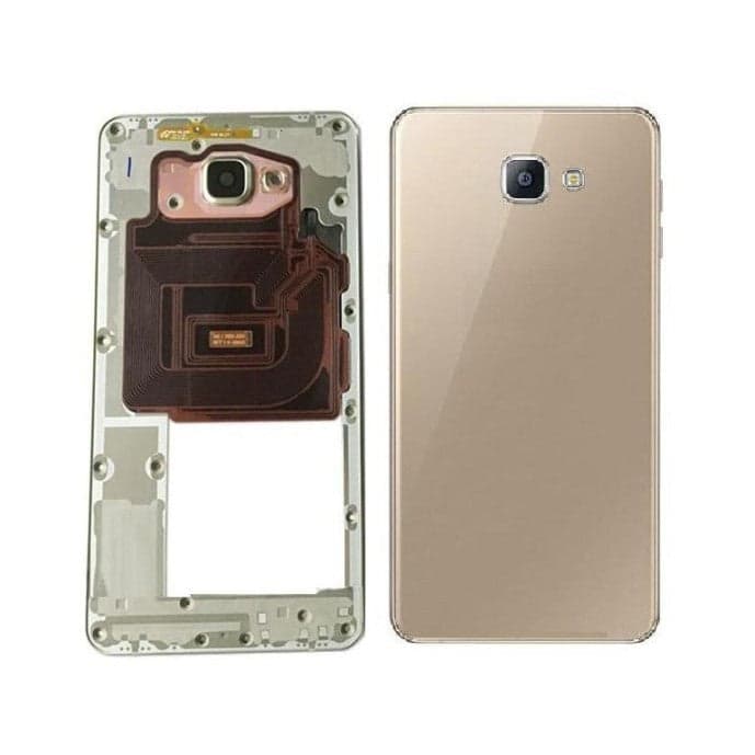 Back Panel And Middle Frame for Samsung Galaxy A9 2016 Gold