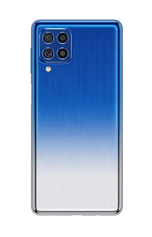 Mozomart Back Panel Housing Body for Samsung Galaxy F62 Blue