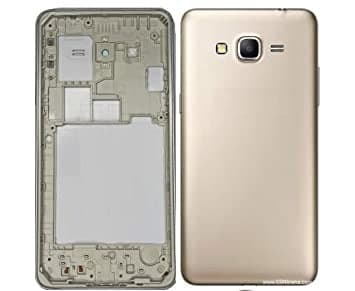 Mozomart Back Panel Housing Body for Samsung Galaxy Grand Prime Gold