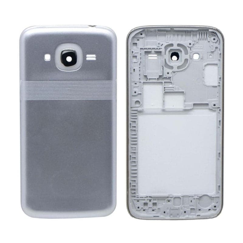 Mozomart Back Panel Housing Body for Samsung Galaxy J2 2016 Silver