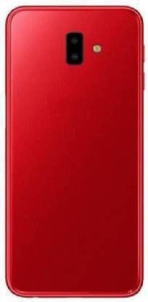 Mozomart Back Panel Housing Body for Samsung Galaxy J6 Plus Red