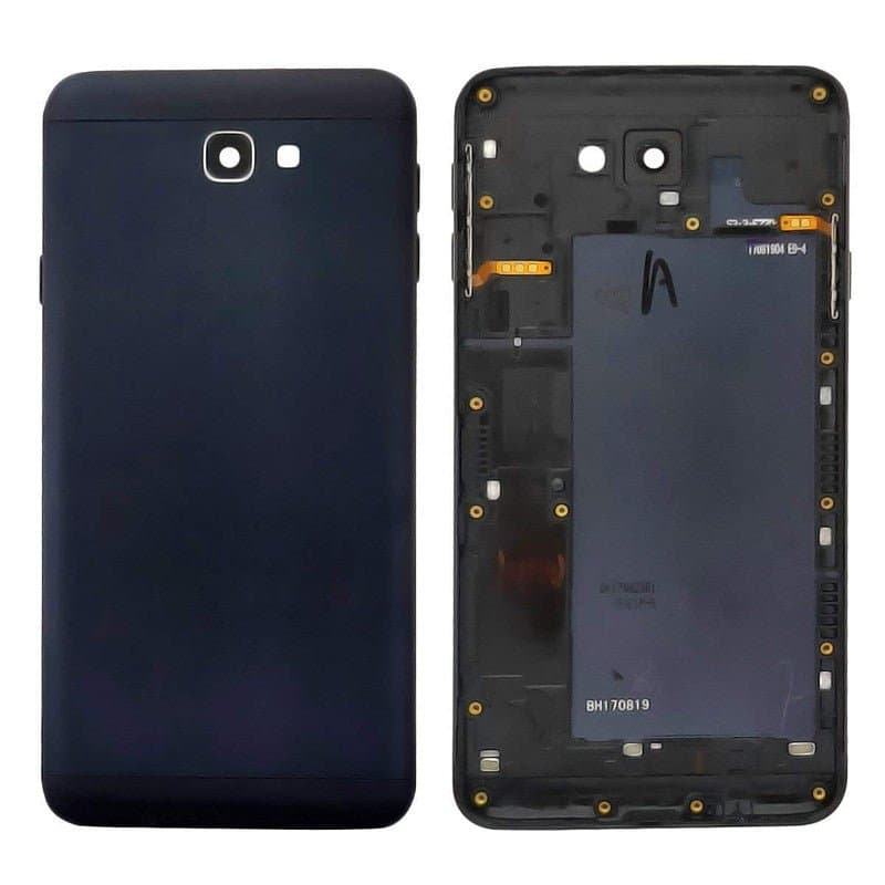 Mozomart Back Panel Housing Body for Samsung Galaxy J7 Prime Black