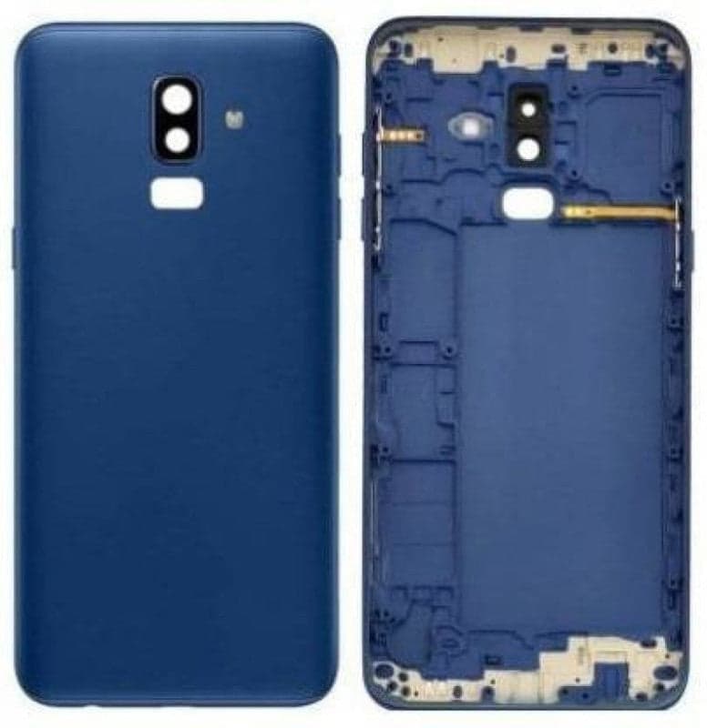Mozomart Back Panel Housing Body for Samsung Galaxy J8 Plus Blue