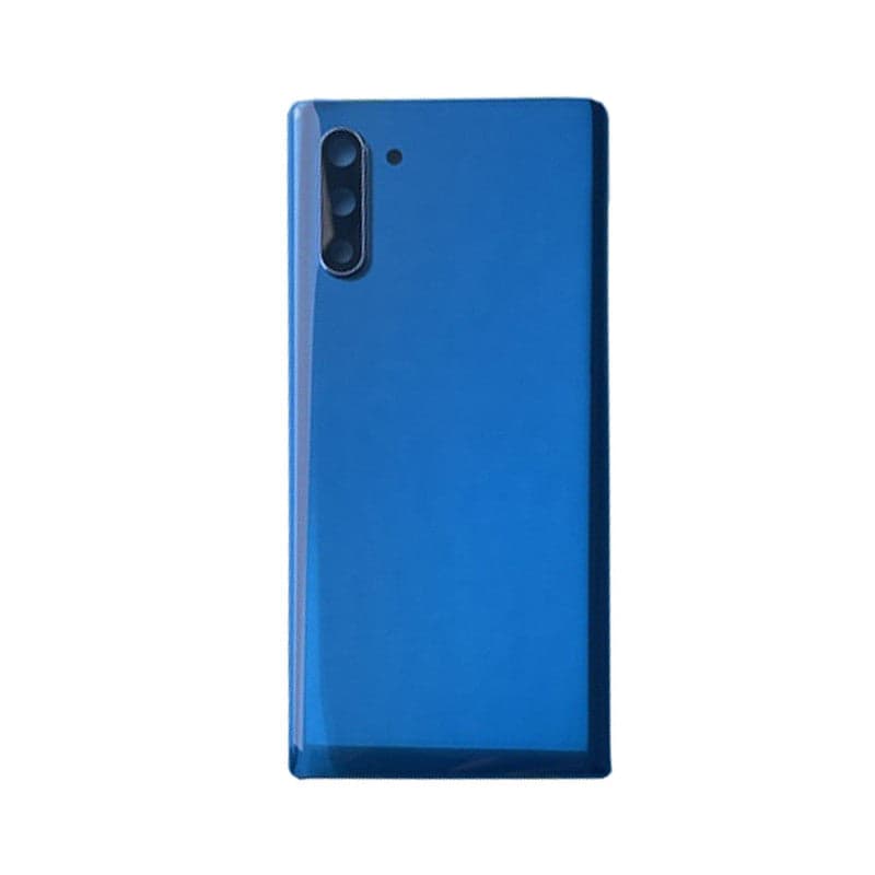 Back Panel Glass With Camera Glass Lens for Samsung Galaxy Note 10 Blue