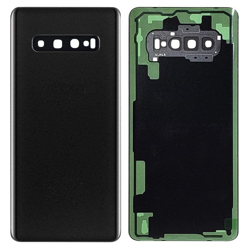 Back Panel With Lens for Samsung Galaxy S10 Plus Black