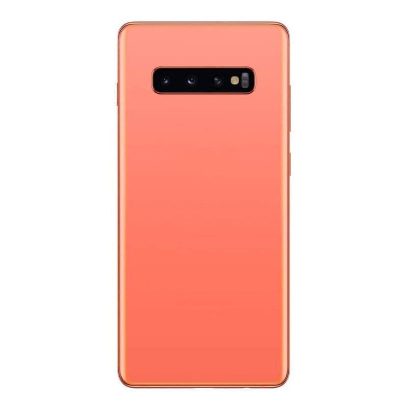 Back Panel With Lens for Samsung Galaxy S10 Plus Orange