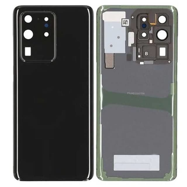 Back Panel With Lens for Samsung Galaxy S20 Ultra Black