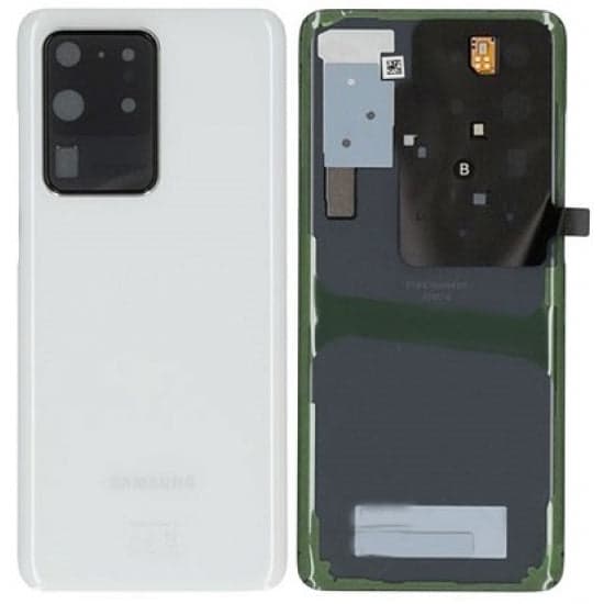 Back Panel With Lens for Samsung Galaxy S20 Ultra White