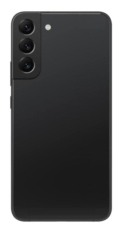 Back Panel With Camera Lens for Samsung Galaxy S22 Black