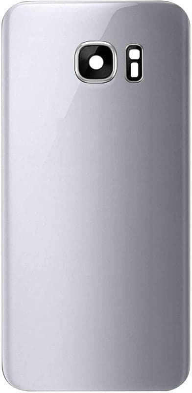 Back Panel With Lens for Samsung Galaxy S7 Edge Silver