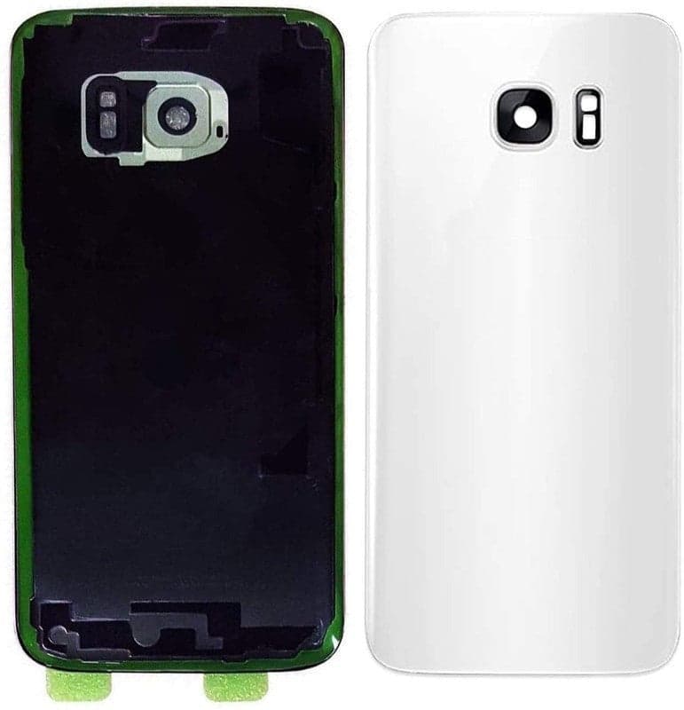 Back Panel With Lens for Samsung Galaxy S7 Edge White