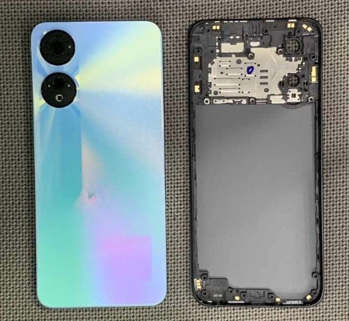Back Panel Housing for Oppo A78 Glowing Purple