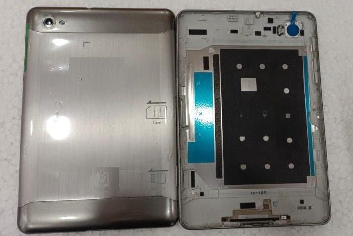 Mozomart Battery Door Back Panel Housing with Camera Lens for Samsung Tab 7.7 (P6800) : Grey