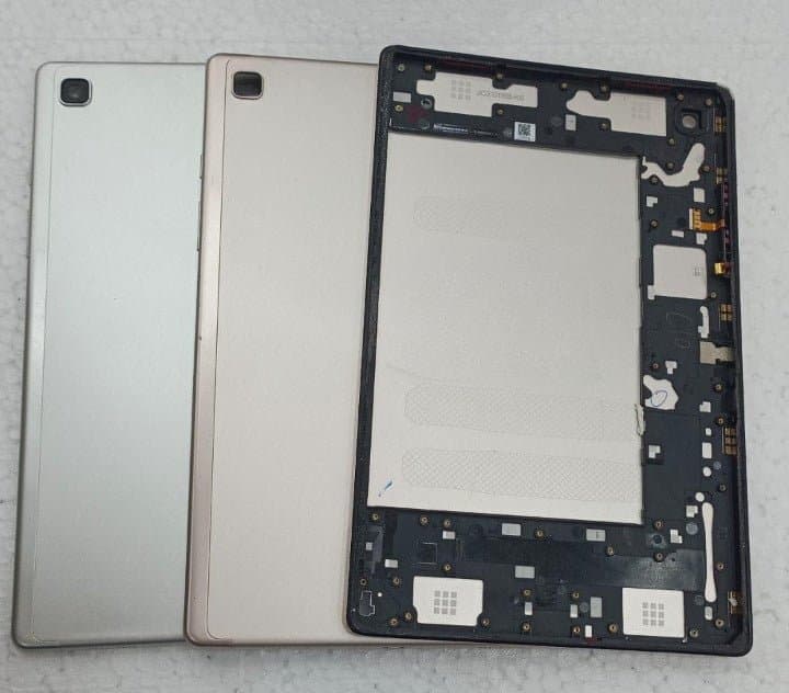 Mozomart Battery Door Back Panel Housing with Camera Lens for Samsung Tab A7 (T-505) : Silver