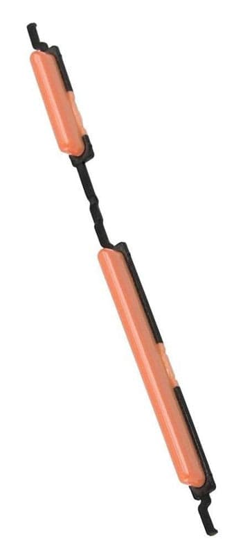 Mozomart External Side Button Out Keys for Samsung Galaxy A20E Orange
