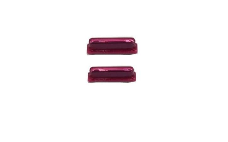Mozomart External Side Button Out Keys for Samsung Galaxy A7 2018 Pink