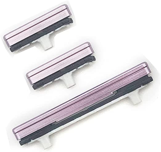 Mozomart External Side Button Out Keys for Samsung Galaxy Note 9 Purple (Set of 3)