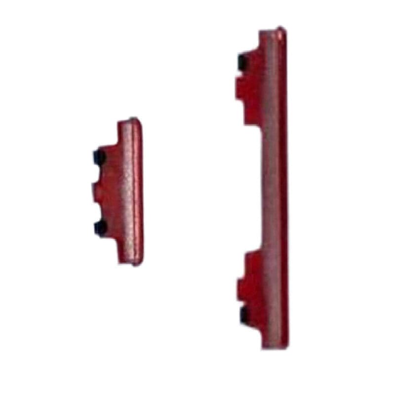 Mozomart External Side Button Out Keys for Samsung Galaxy S20 FE Red