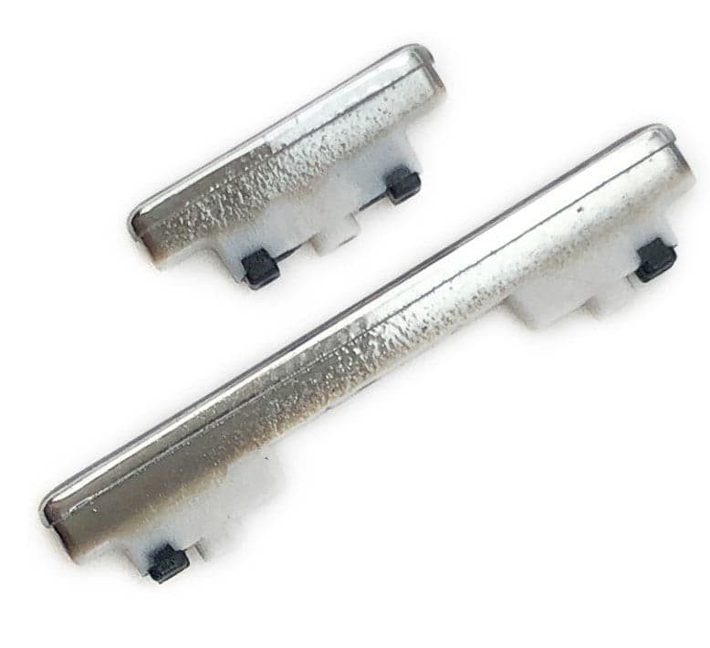 Mozomart External Side Button Out Keys for Samsung Galaxy S20FE Silver