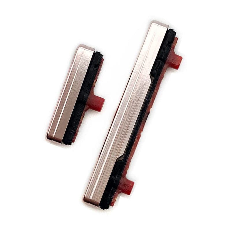 Mozomart External Side Button Out Keys for Samsung Galaxy S21 Gold