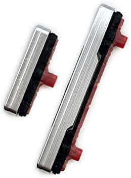 Mozomart External Side Button Out Keys for Samsung Galaxy S21 Silver