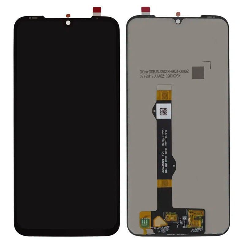 Lcd Display Combo Folder for Motorola Moto G8 Plus Black