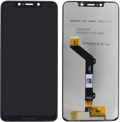 Lcd Display Combo Folder for Motorola Moto One P30 Play Black