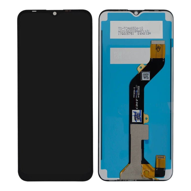 Lcd Display Combo Folder for Tecno Spark Go 2020 KE5 Black