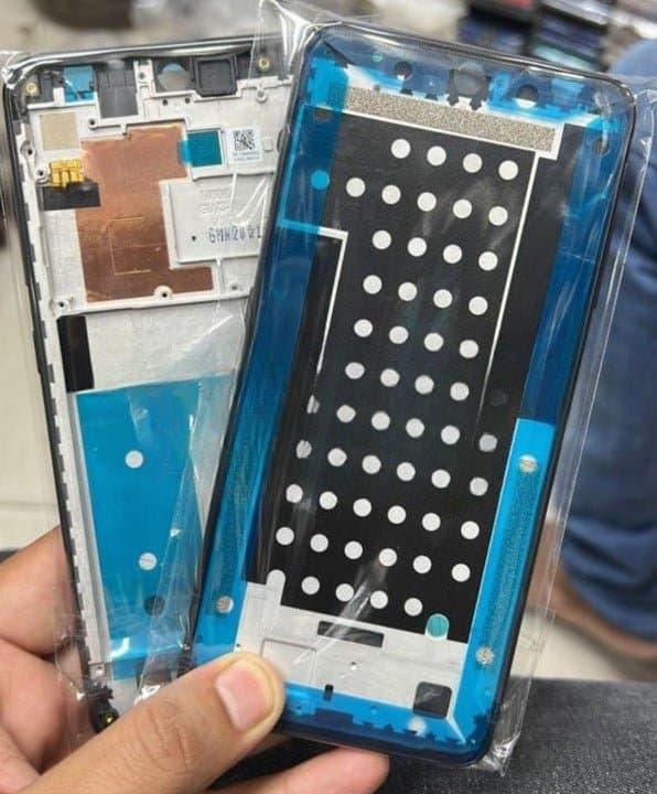Mozomart Lcd Display Middle Frame for Nokia 6.2 Black