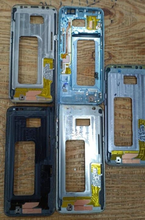 Mozomart Lcd Display Middle Frame for Samsung Galaxy S8 Plus : Black
