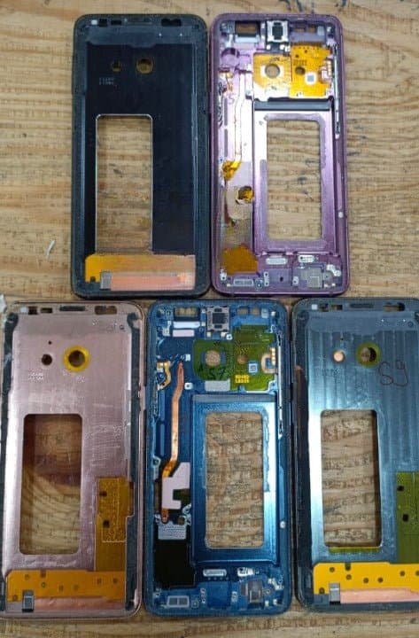 Mozomart Lcd Display Middle Frame for Samsung Galaxy S9 : Blue