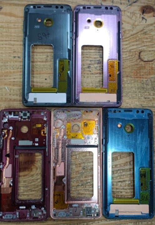 Mozomart Lcd Display Middle Frame for Samsung Galaxy S9 Plus : Blue