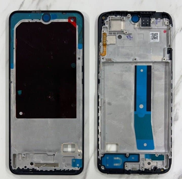 Mozomart Lcd Display Middle Frame for Xiaomi Redmi Note 11 : Black